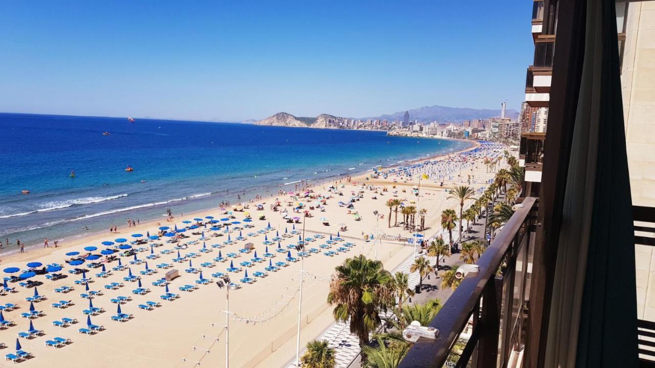 Disponible En Abril-Wifi-3Hab, 6 Pers, -Piscina, Aire Acondi-Parking Opcionable Extra Apartment Benidorm Bagian luar foto